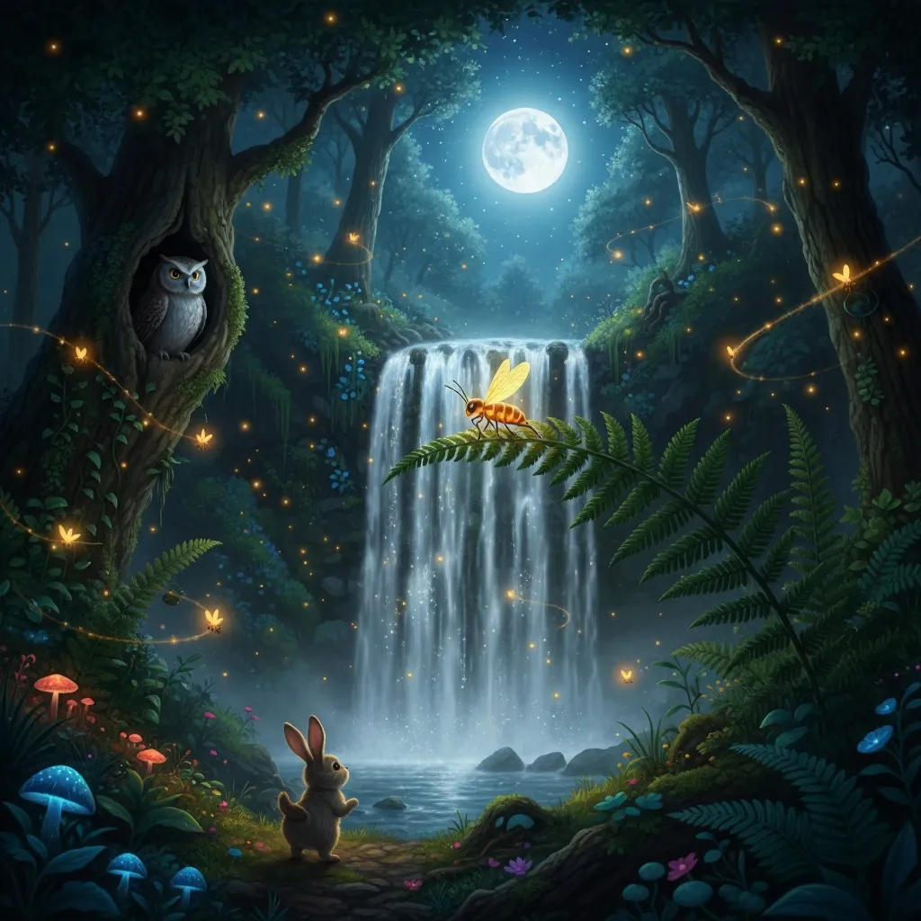 Ateşböceği Işıl ve Fısıldayan Şelale Macerası