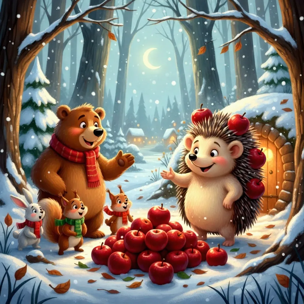 Çocuk Masalları: Paylaşmayı Öğrenen Huysuz Kirpi Keskincik