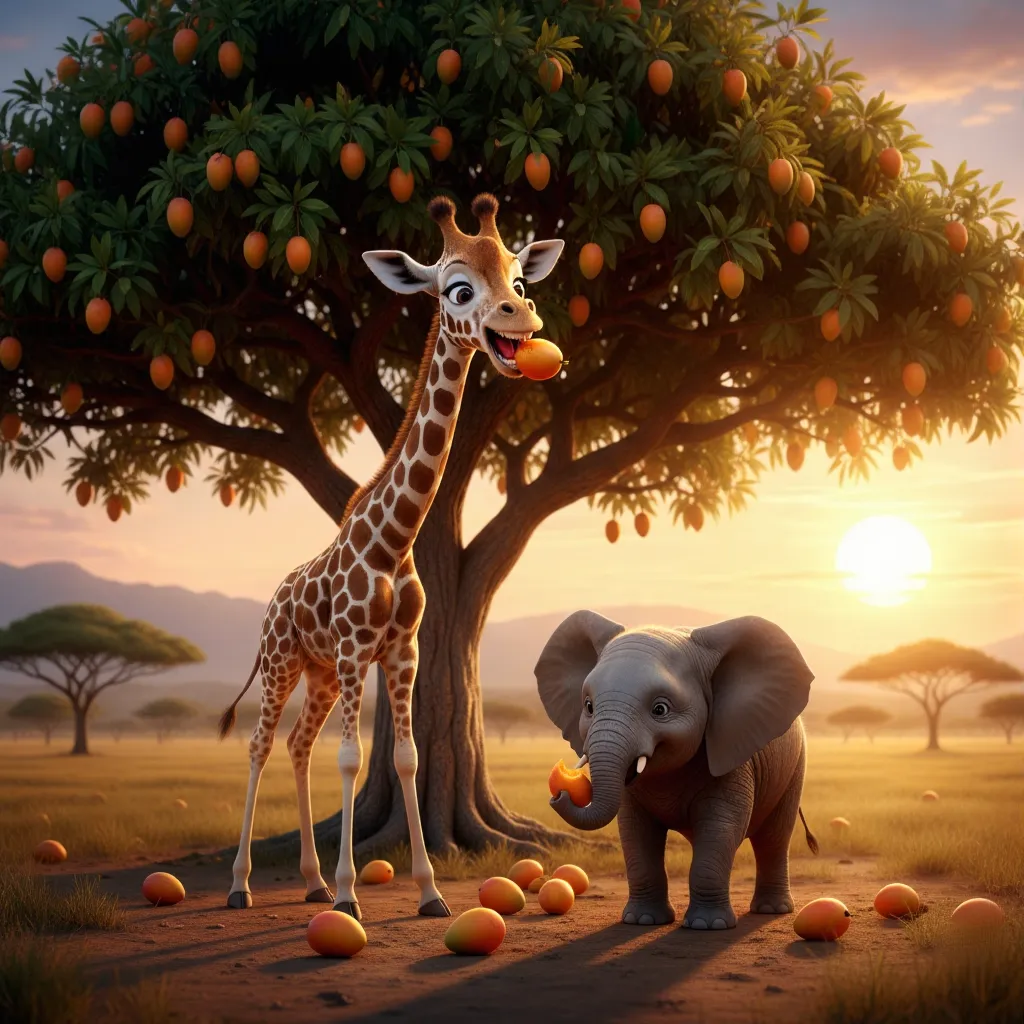 Sabırsız Zürafa Meraklı ve Fil Tonton: Sabretmeyi Öğreten Masal